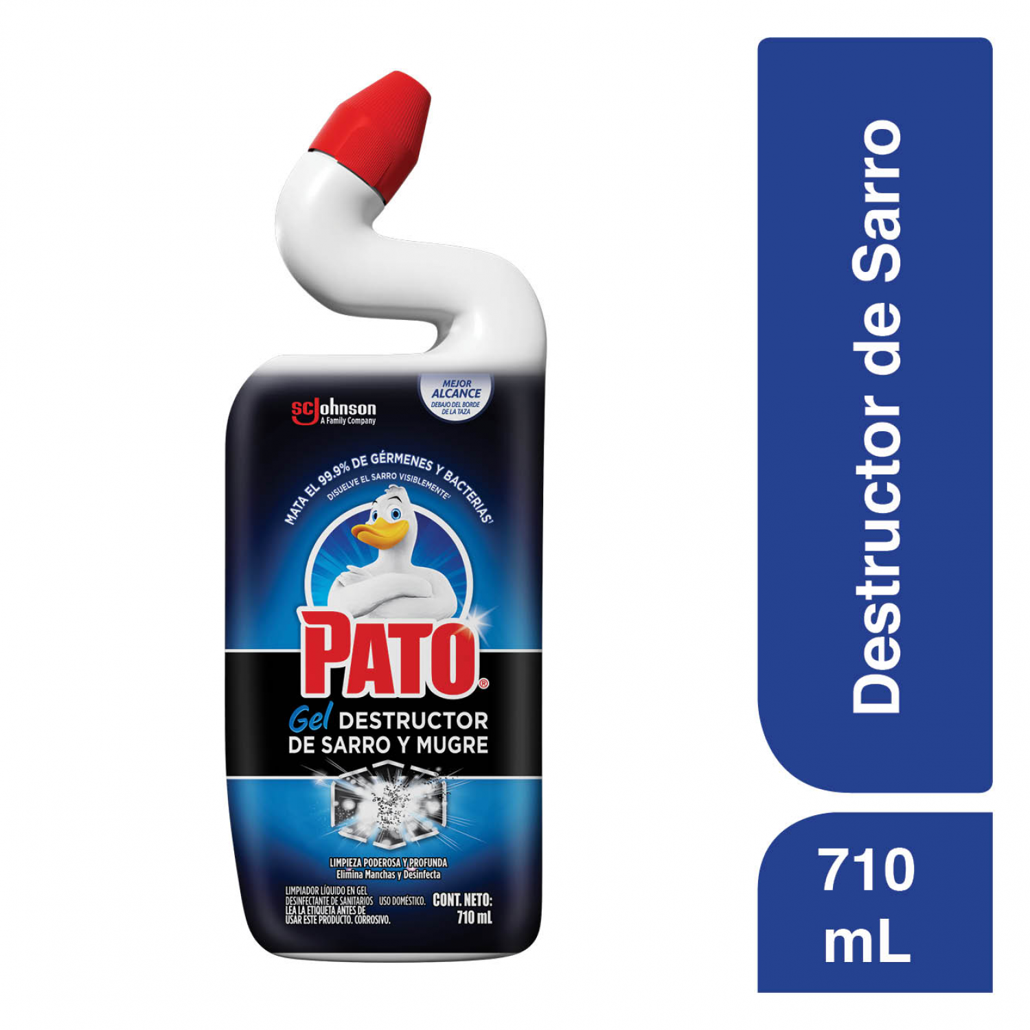 Pato® Líquido Para Sanitarios. Gel Destructor de Sarro. Limpieza Poderosa y Profunda 710 Ml