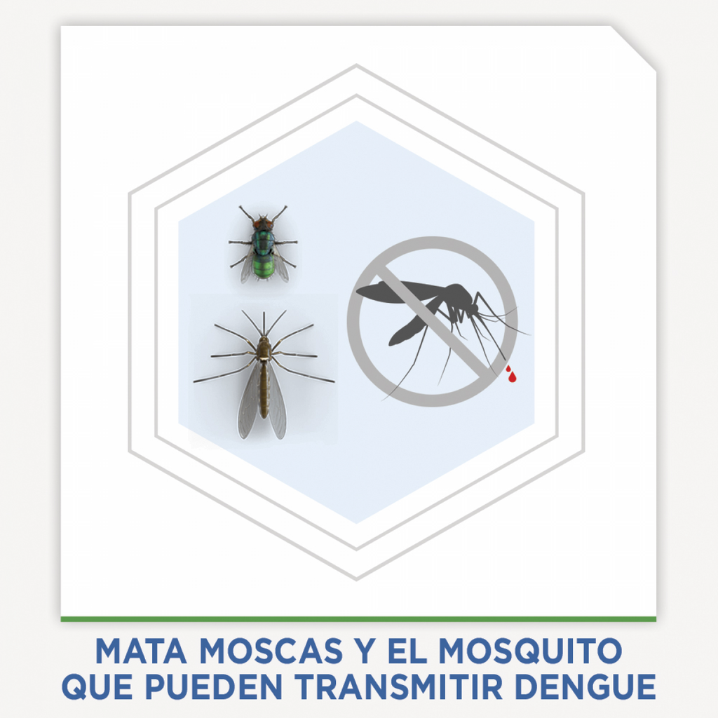 Raid Insecticida en Aerosol, Mata Moscas y Mosquitos ², Plaguicida de Uso Domestico, 400mL