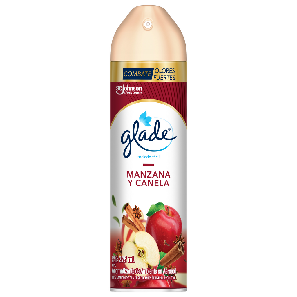 Glade Aromatizante Aerosol Manzana y Canela 275ml