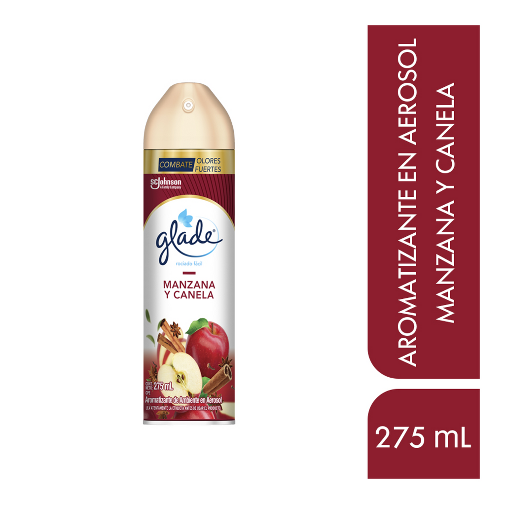 Glade Aromatizante Aerosol Manzana y Canela 275ml