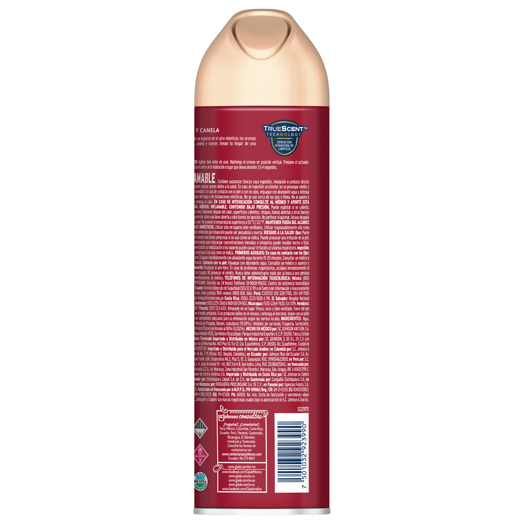 Glade Aromatizante Aerosol Manzana y Canela 275ml
