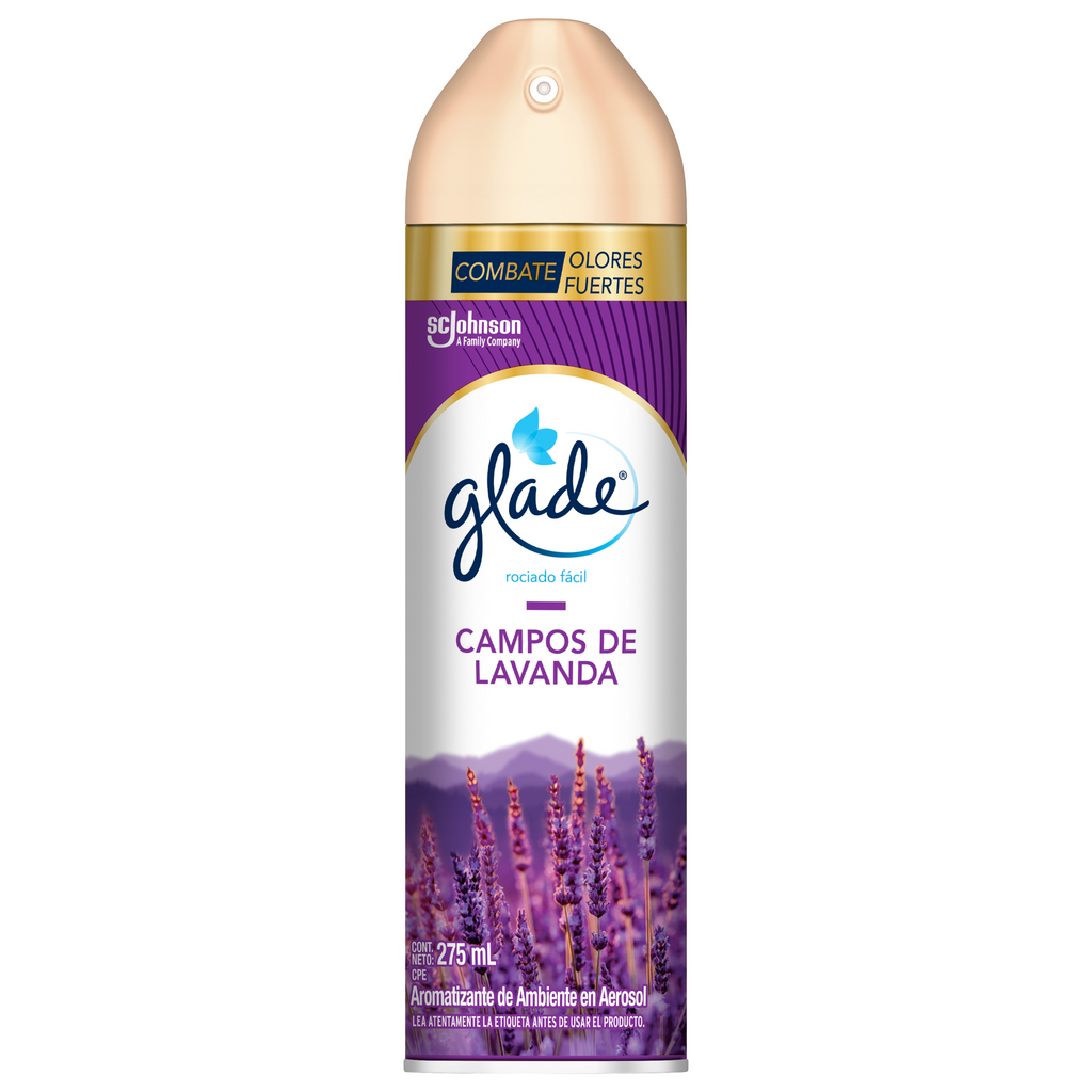 Glade Aerosol Campos de Lavanda 275ml