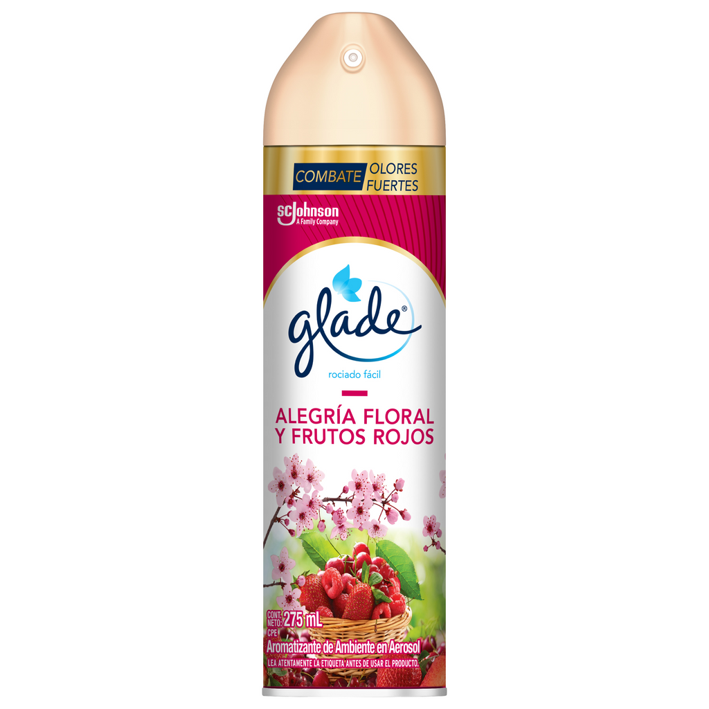 Glade Aerosol Alegría Floral y Frutos Rojos 275ml