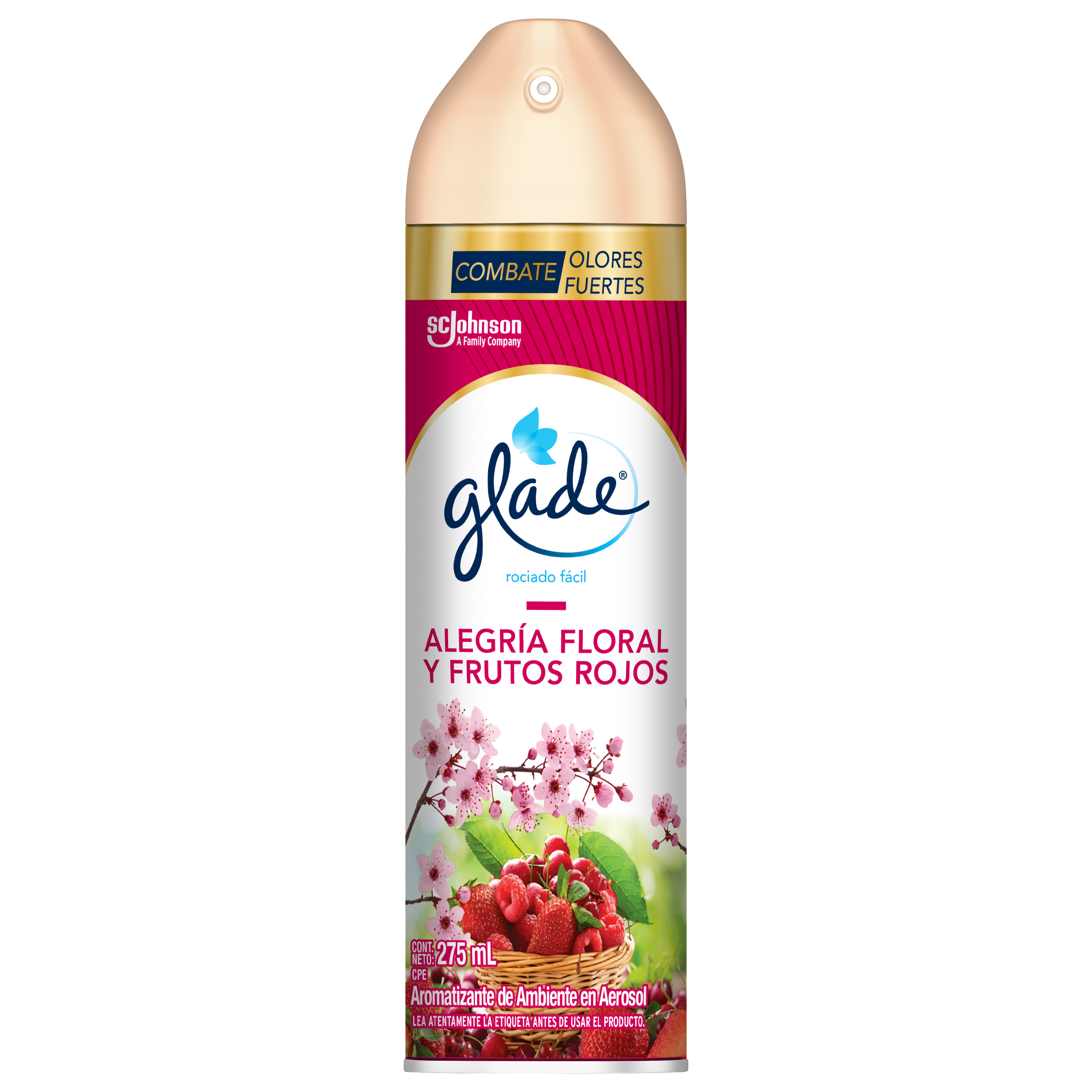 Glade Aerosol Alegría Floral y Frutos Rojos 275ml