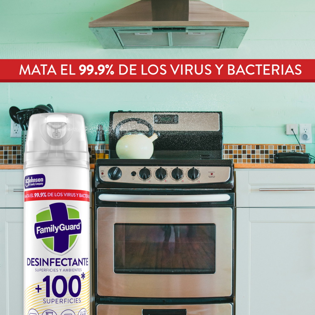 FamilyGuard Desinfectante y Eliminador de Olores en Aerosol Cítrico 275 ml