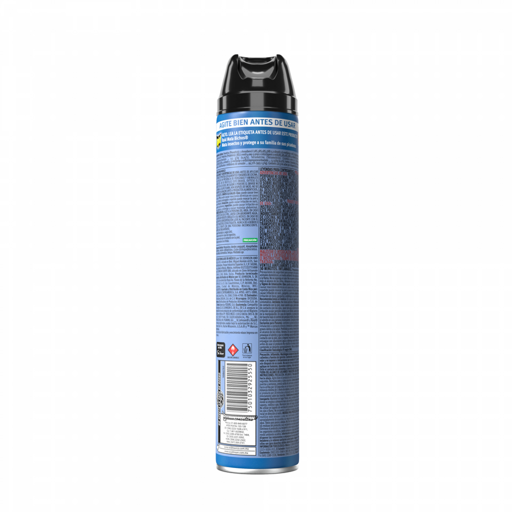 Raid® Insecticida en Aerosol, Mata Moscas y Mosquitos, Plaguicida de Uso Domestico, 400mL