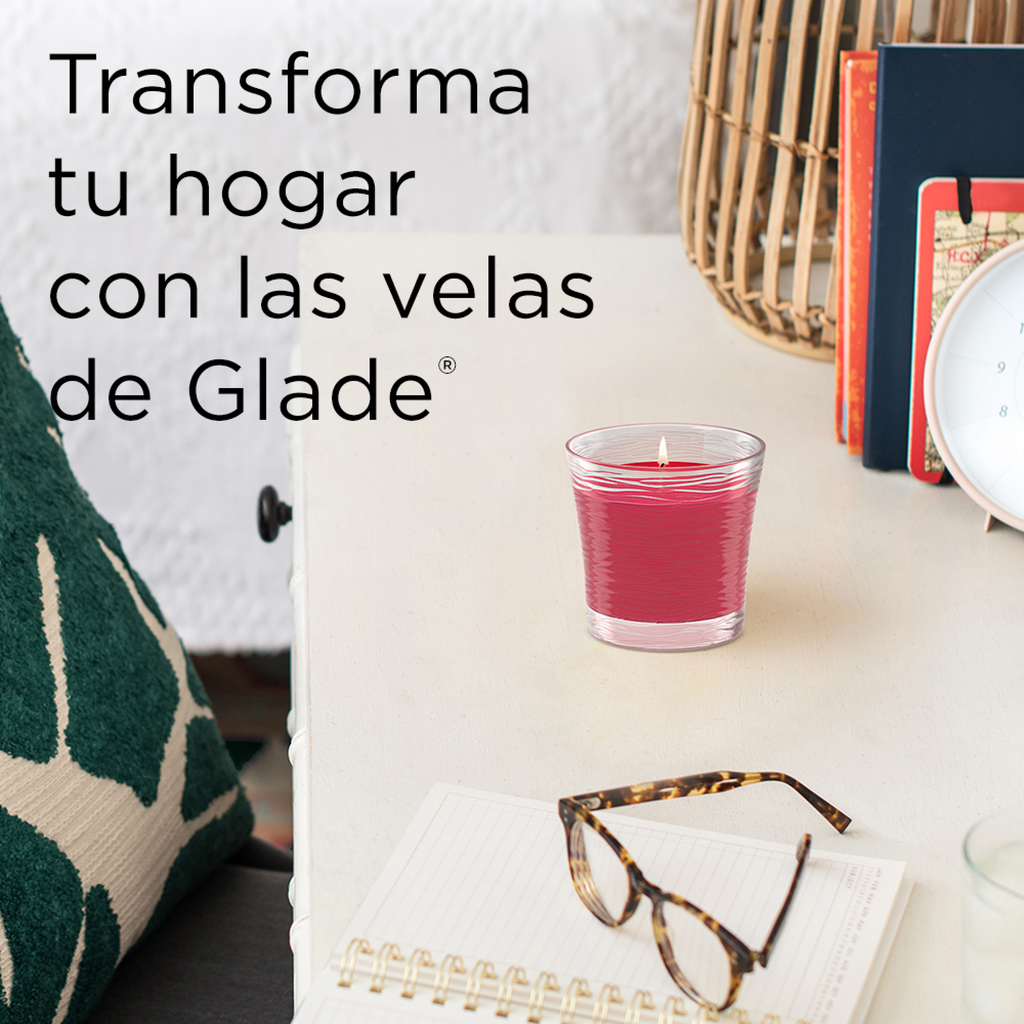 Glade Aromatizante Vela Manzana y Canela 96 g