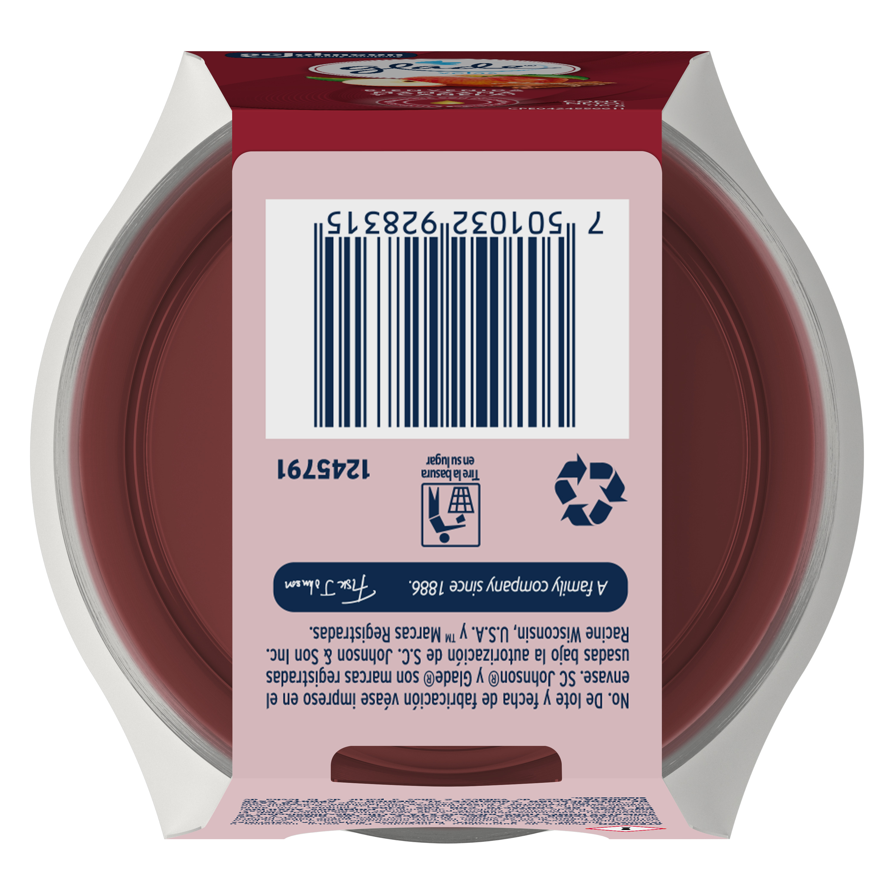 Glade Aromatizante Vela Manzana y Canela 96 g