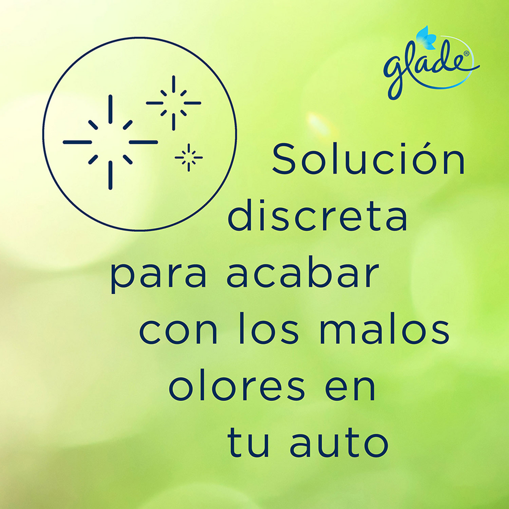 Glade Mini Gel Car, Deleite Floral y Frutos Rojos 70g