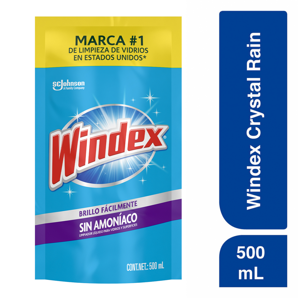 Windex Crystal Rain, Repuesto 500mL
