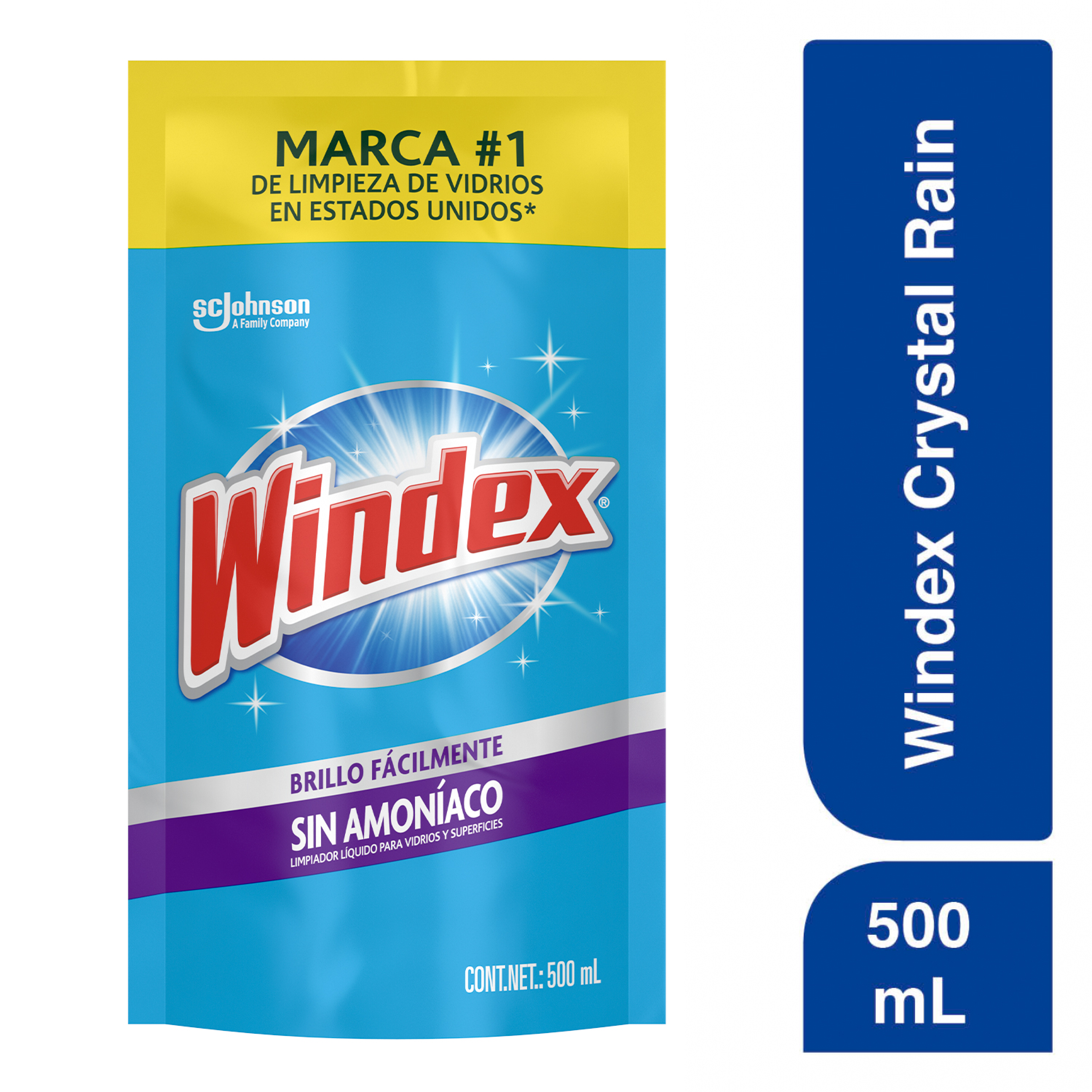 Windex Crystal Rain, Repuesto 500mL