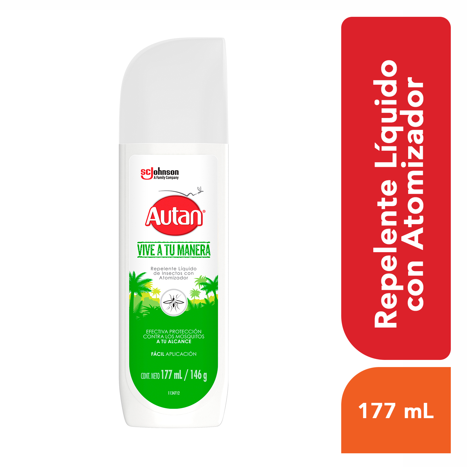 Autan Family Repelente Líquido de Insectos con Atomizador 177ml