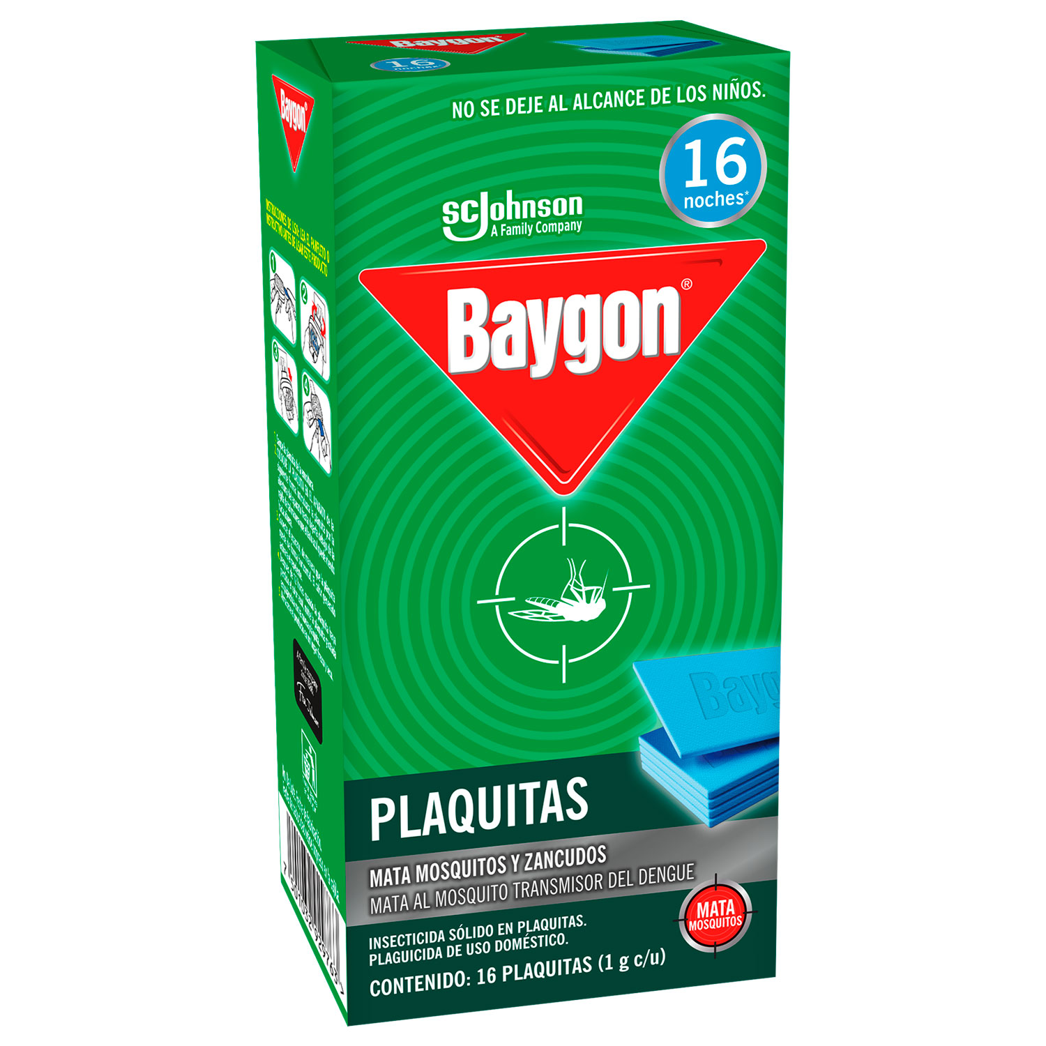 Bayon Insecticida en Lamintas. Repuesto de 16 Unidades