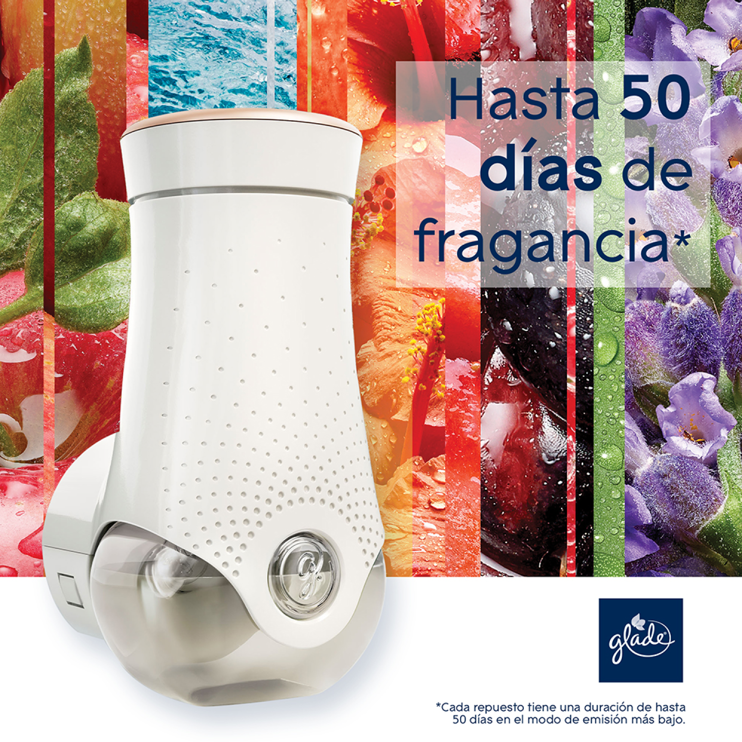 Glade Aceites Naturales 3 Repuestos Mora Radiante 63 mL