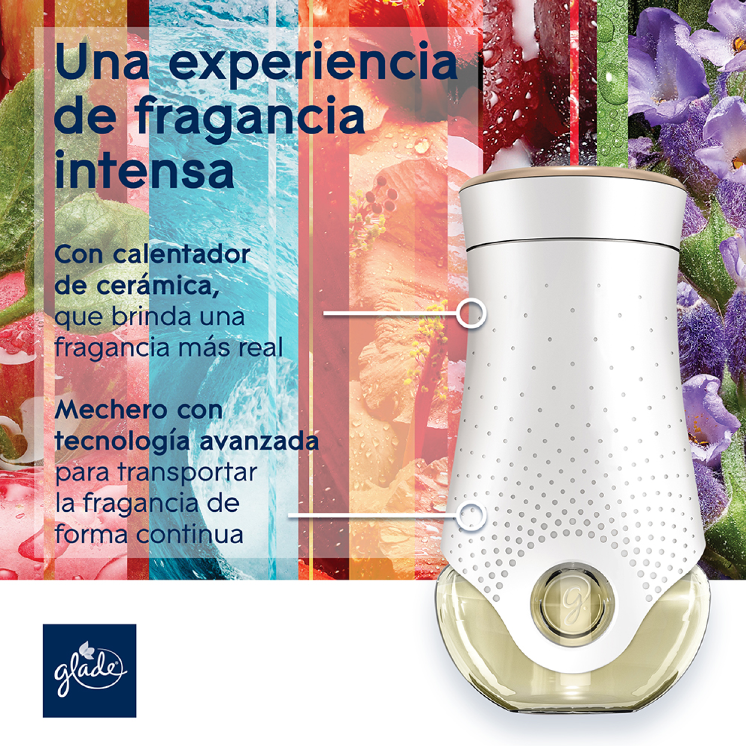 Glade Aceites Naturales 3 Repuestos Mora Radiante 63 mL