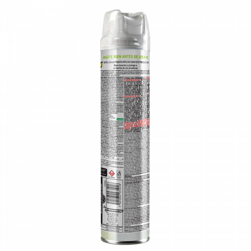 Raid® Insecticida en Aerosol, Protector, Mata Insectos Voladores, Con Aceite Natural de Limoneno, 400ml
