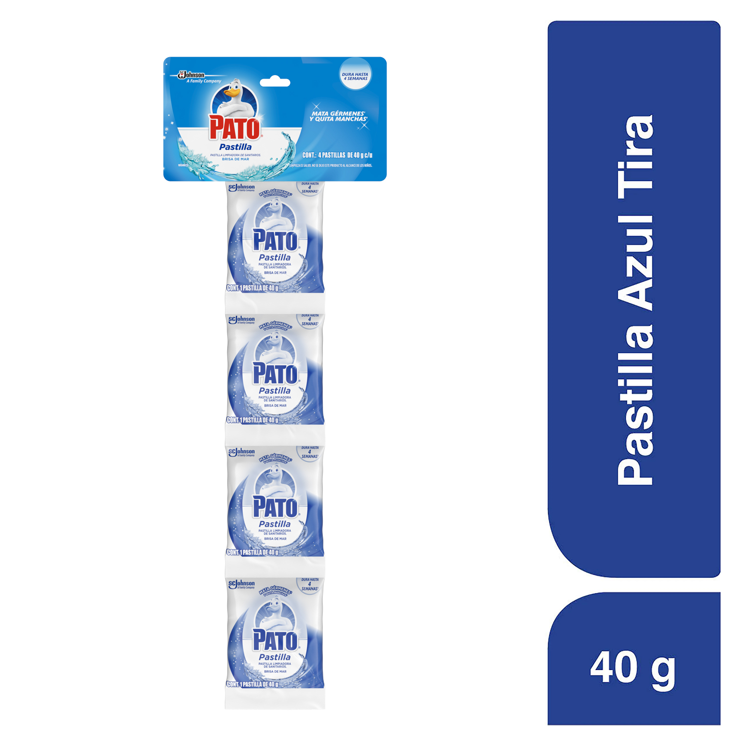 Pastilla Para Baño Pato 4 pzas de 40 g