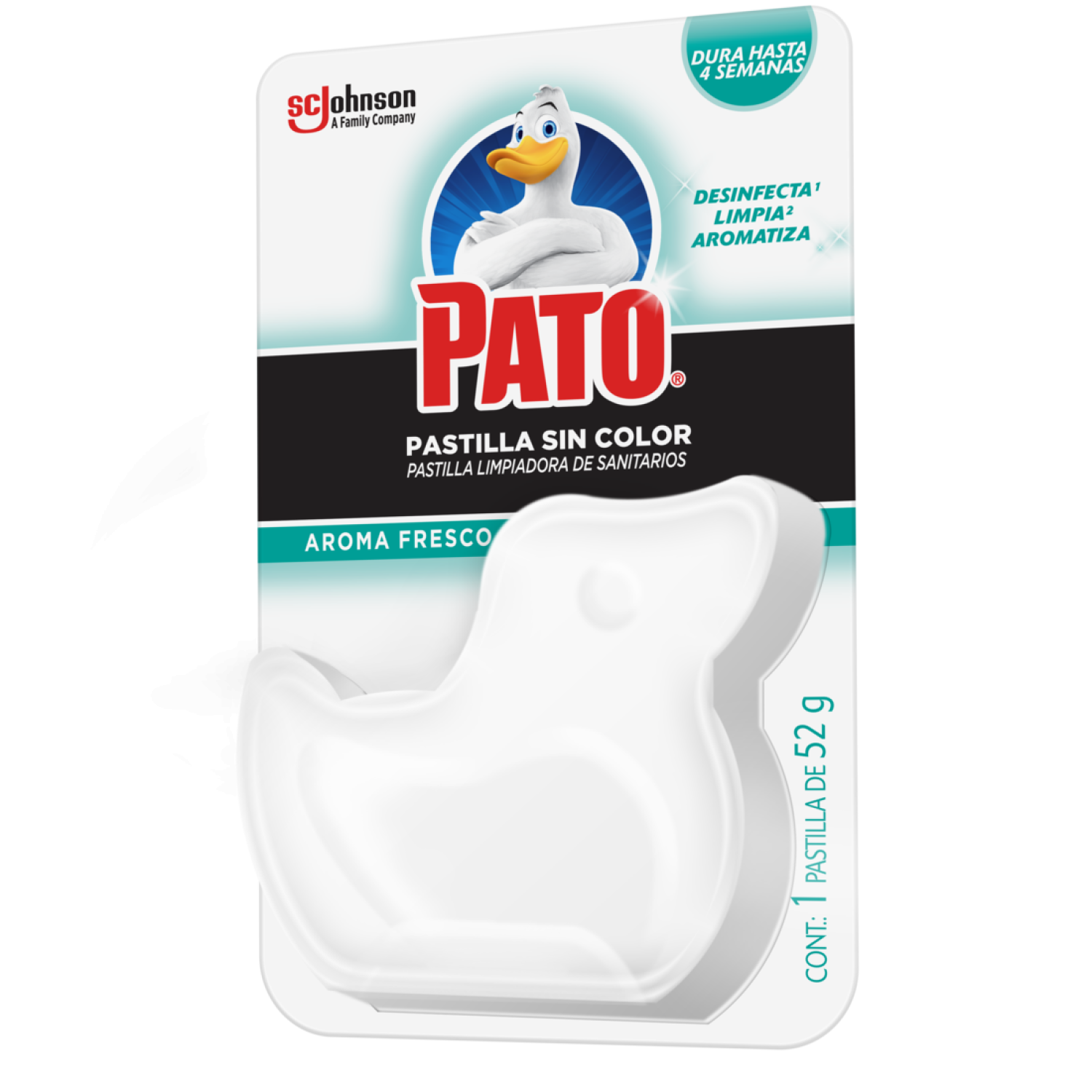 Pato Pastilla forma de Pato sin color 1 pzas de 52g