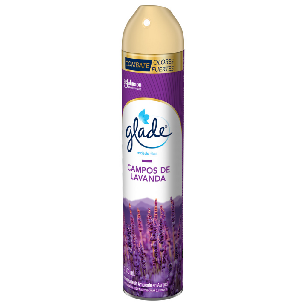 Glade Aromatizante Aerosol Campos de lavanda , 400ml