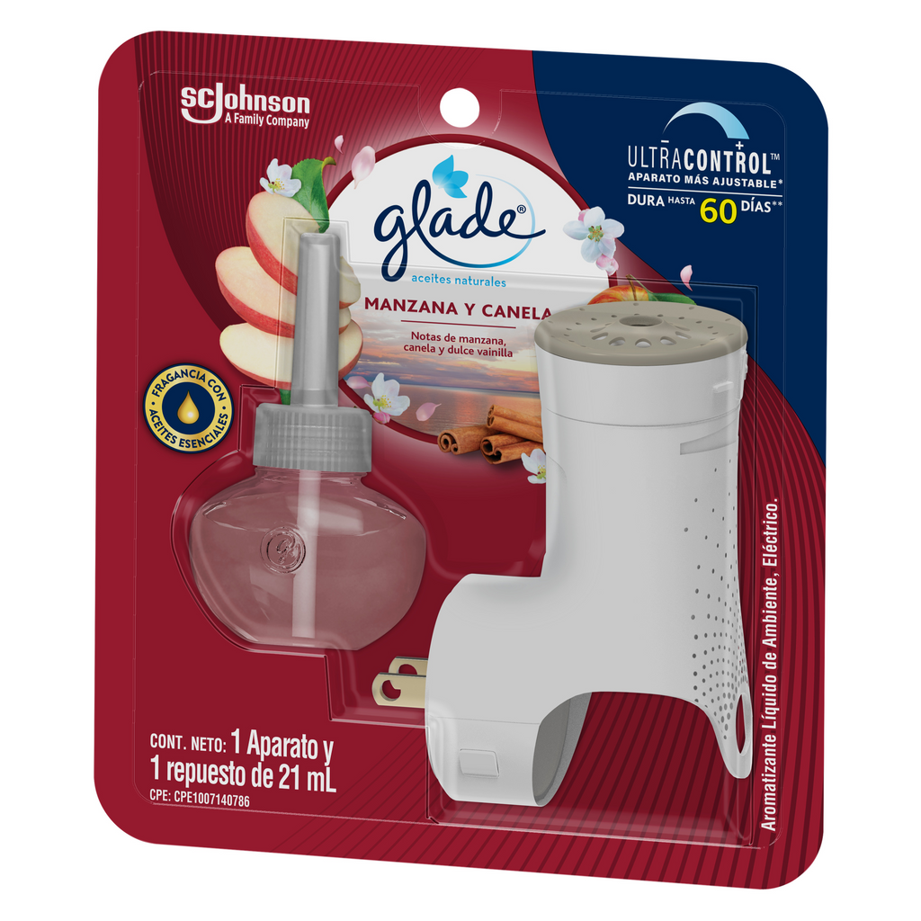 Glade Aceites Naturales Aparato Manzana Canela 21 mL