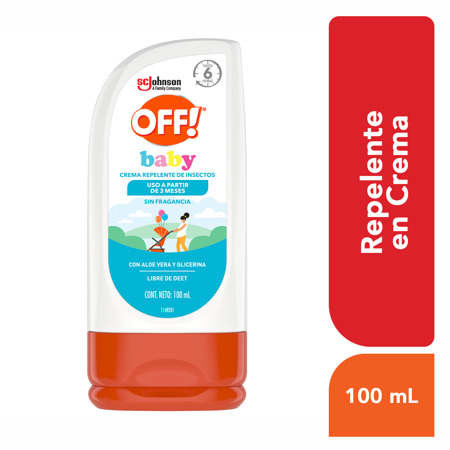OFF! Baby Repelente de Insectos en Crema 100ml