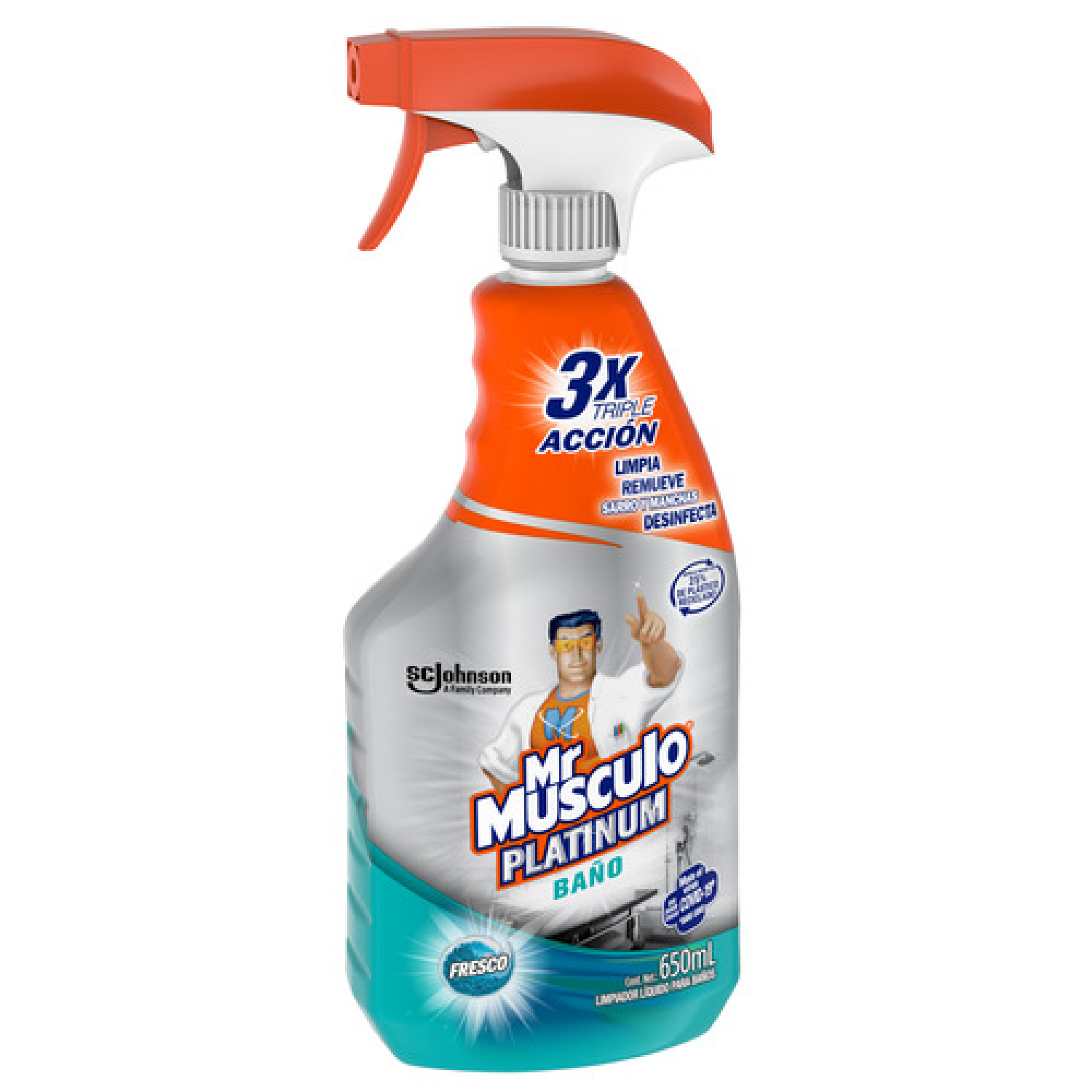 Mr. Músculo Platinum, Baño, Gatillo 650mL