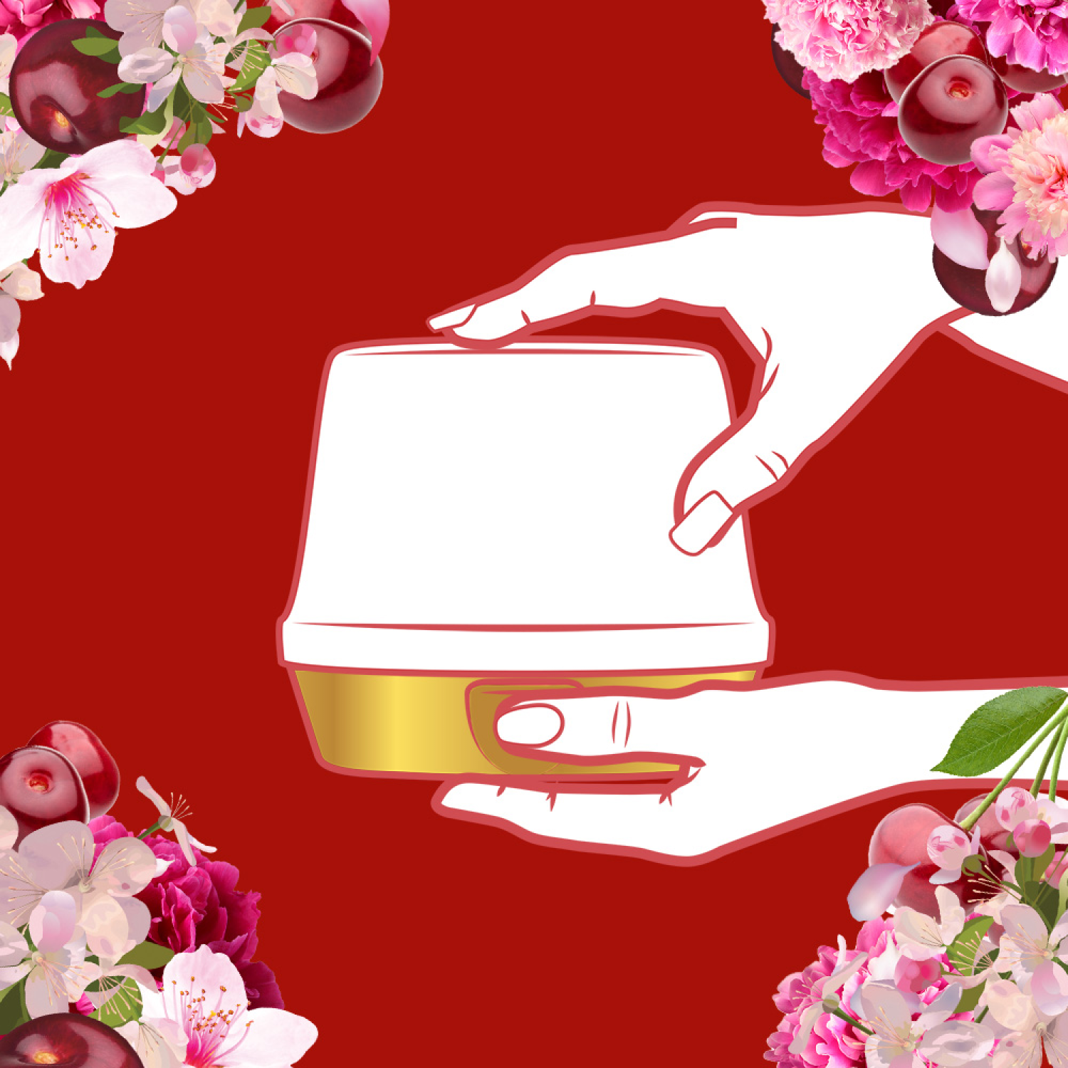 Glade Aromatizante de ambiente en gel Alegria Floral y Frutos Rojos 180g
