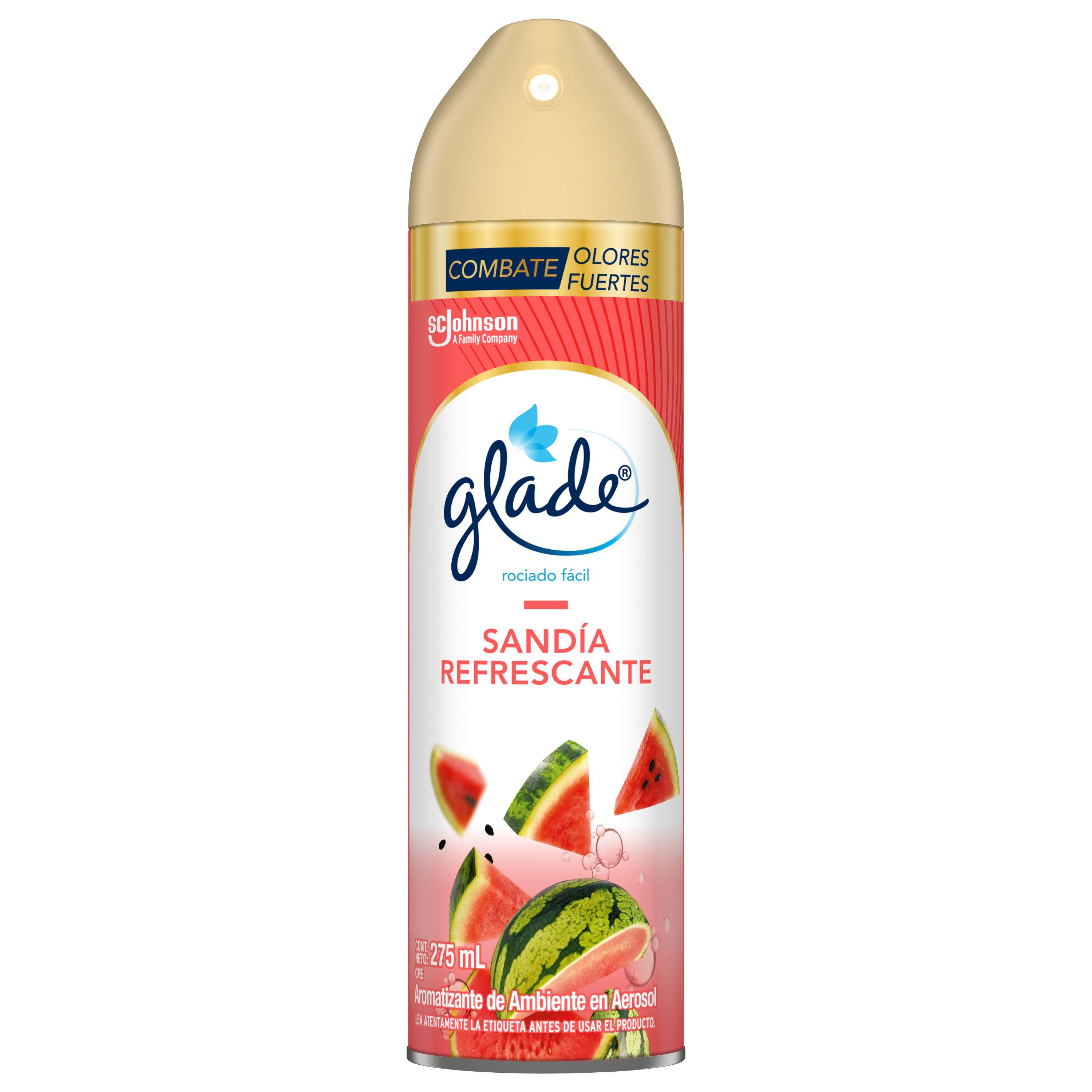 Aromatizante en Aerosol Glade Sandía Refrescante 275ml