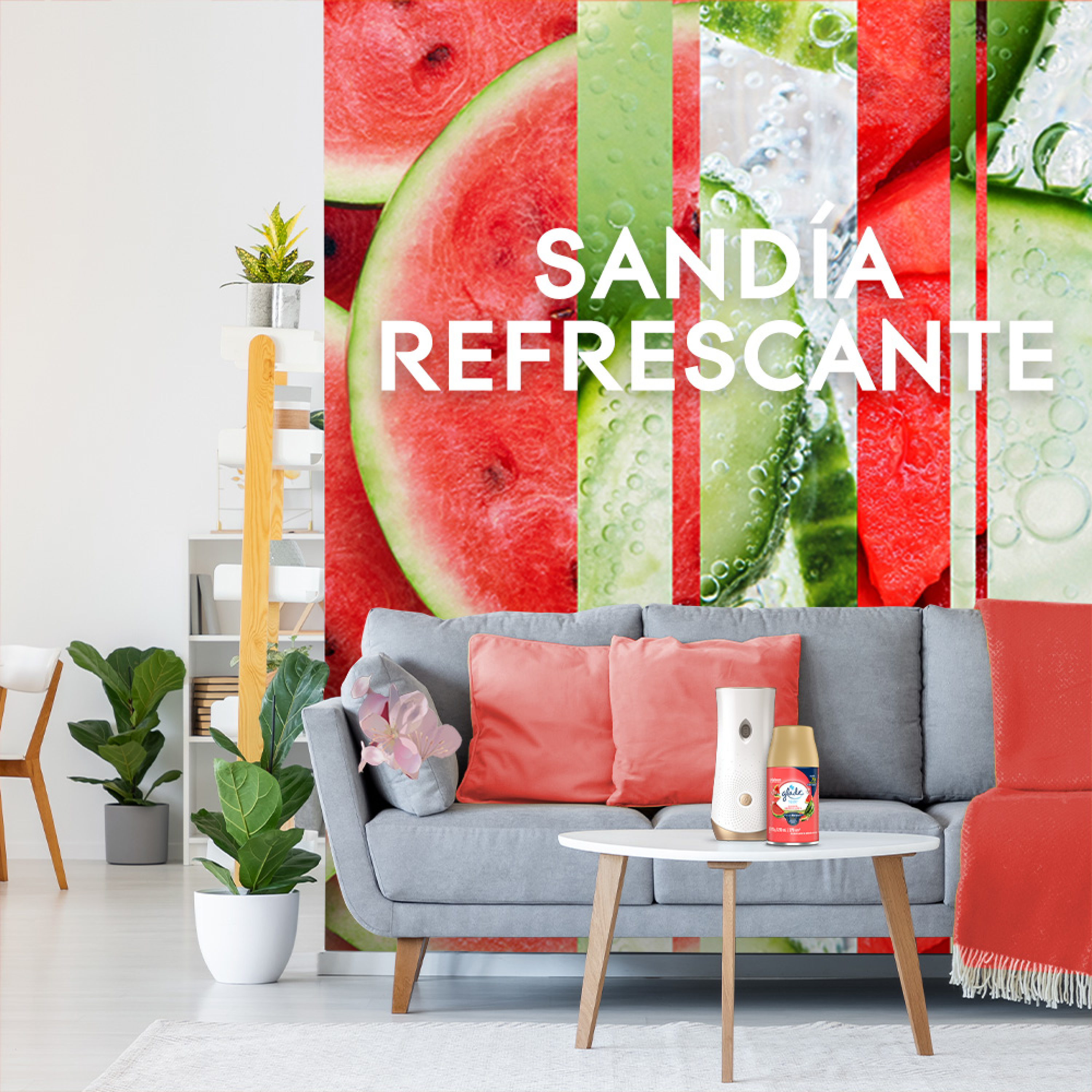 Aromatizante Automático Repuesto Glade Sandía Refrescante 175 g