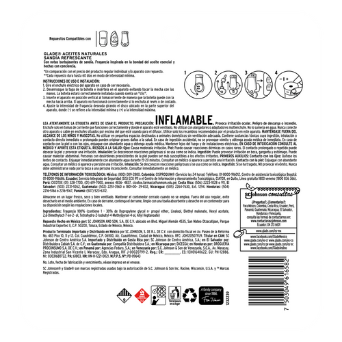 Aromatizante Automático Repuesto Glade Sandía Refrescante 175 g