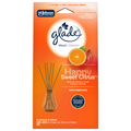 Glade® Mood Collection Varitas Aromatizantes Happy Sweet Citrus™ Frasco con 100 ml y 6 Varitas