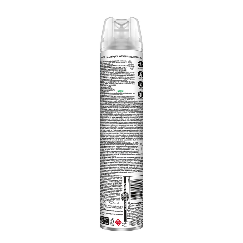 Mata Insectos Voladores y Rastreros, Raid Essentials 400 ML, Insecticida en Aerosol
