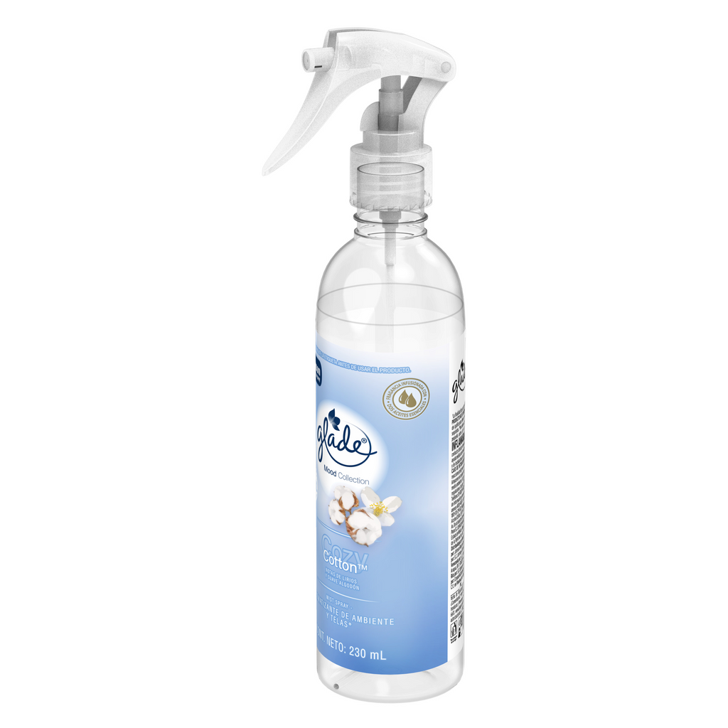 Mist Spray aromatizante de ambiente y telas Glade Cozy Cotton 230 ml
