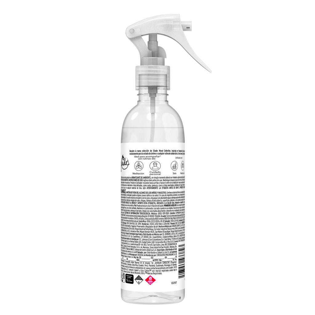 Mist Spray aromatizante de ambiente y telas Glade Cozy Cotton 230 ml