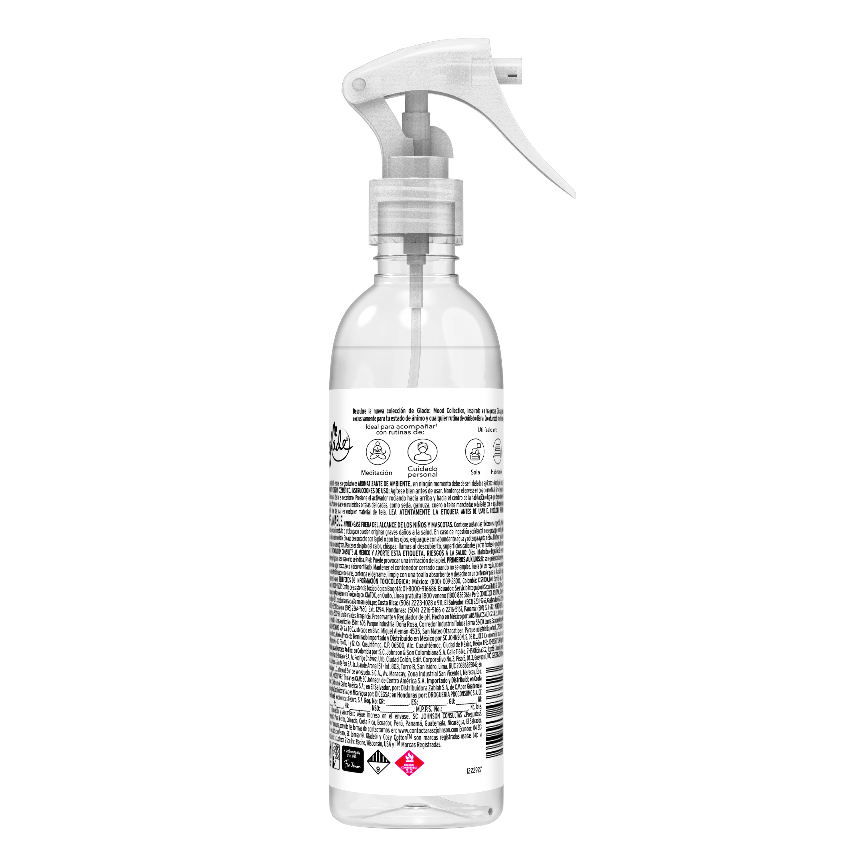 Mist Spray aromatizante de ambiente y telas Glade Cozy Cotton 230 ml