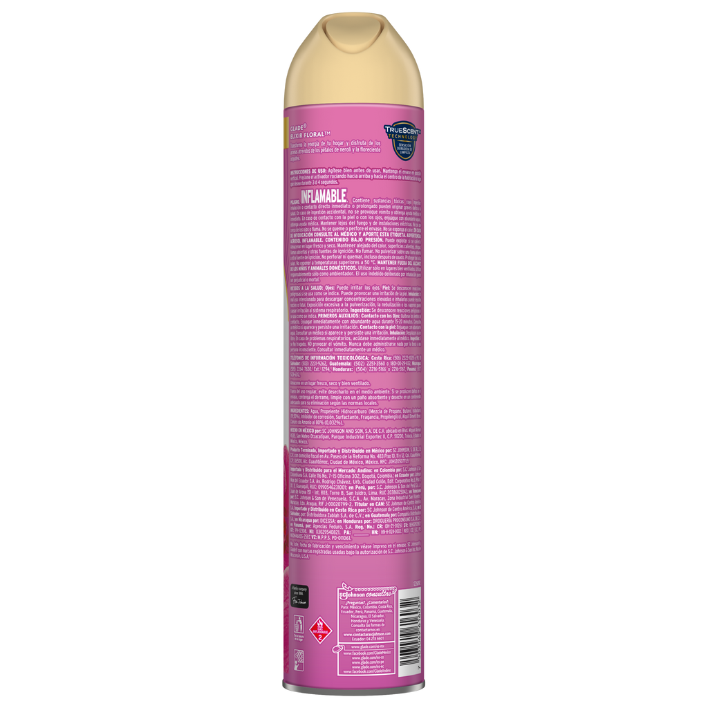 Glade Aromatizante en Aerosol Elixir Floral 400ml