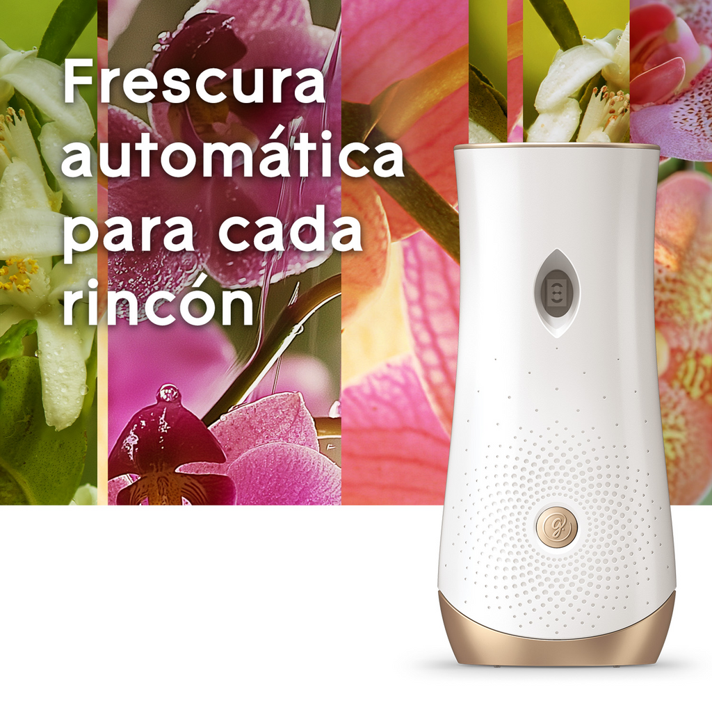 Glade Aromatizante Automático Aparato Elixir Floral 175g