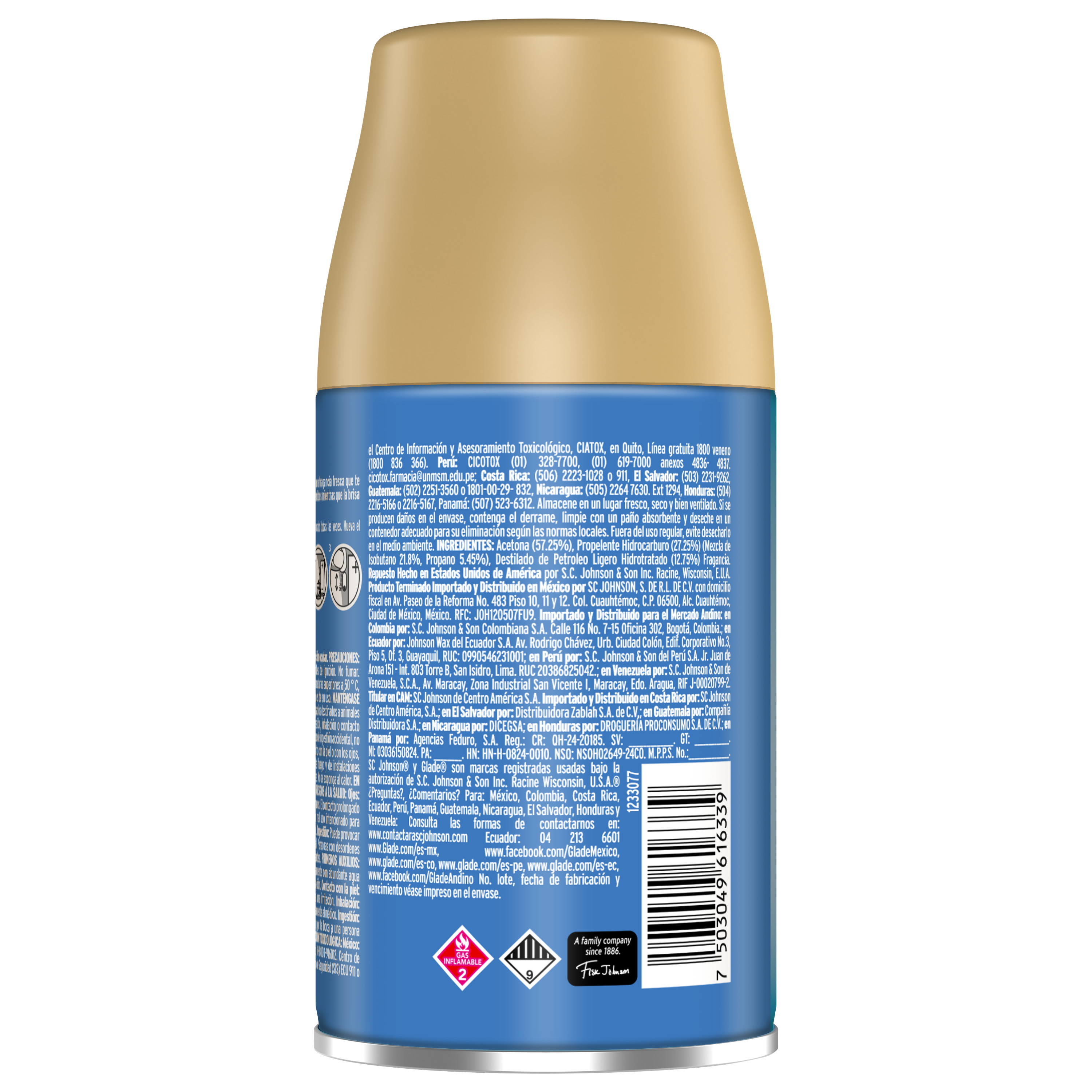 Glade ® Automático repuesto Coco Vibes, con notas de Coco, brisa de mar y Naranja 175g
