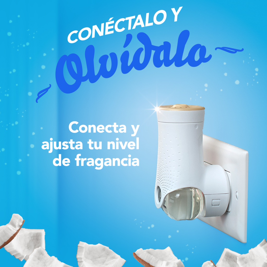 Glade Aromatizante Aceites Naturales Coco Vibes 3pk repuestos 63ml