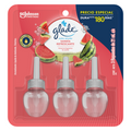 Aromatizante de Aceites Naturales Glade +3 Repuestos Sandía Refrescante de 21ml c/u