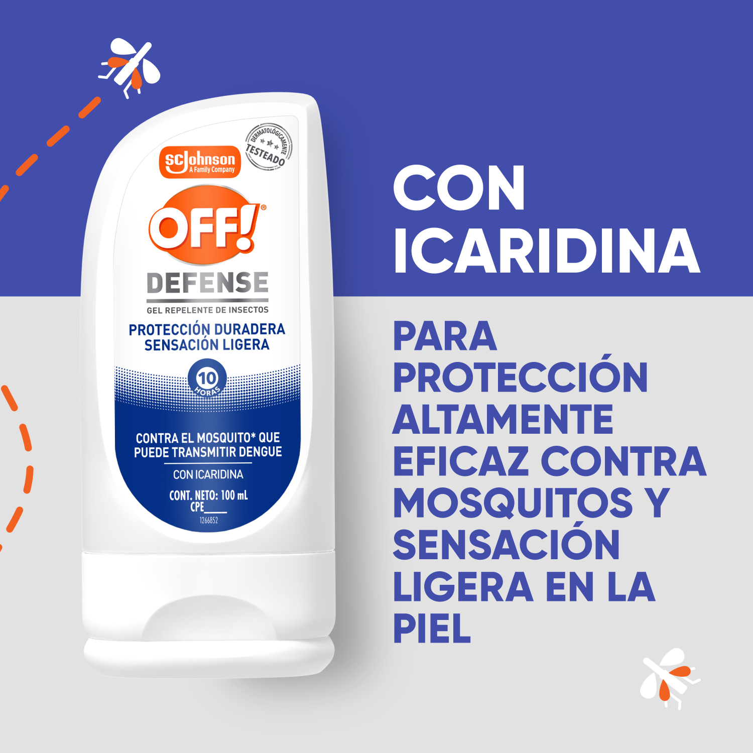 OFF! Family Repelente de Insectos en Gel 100ml