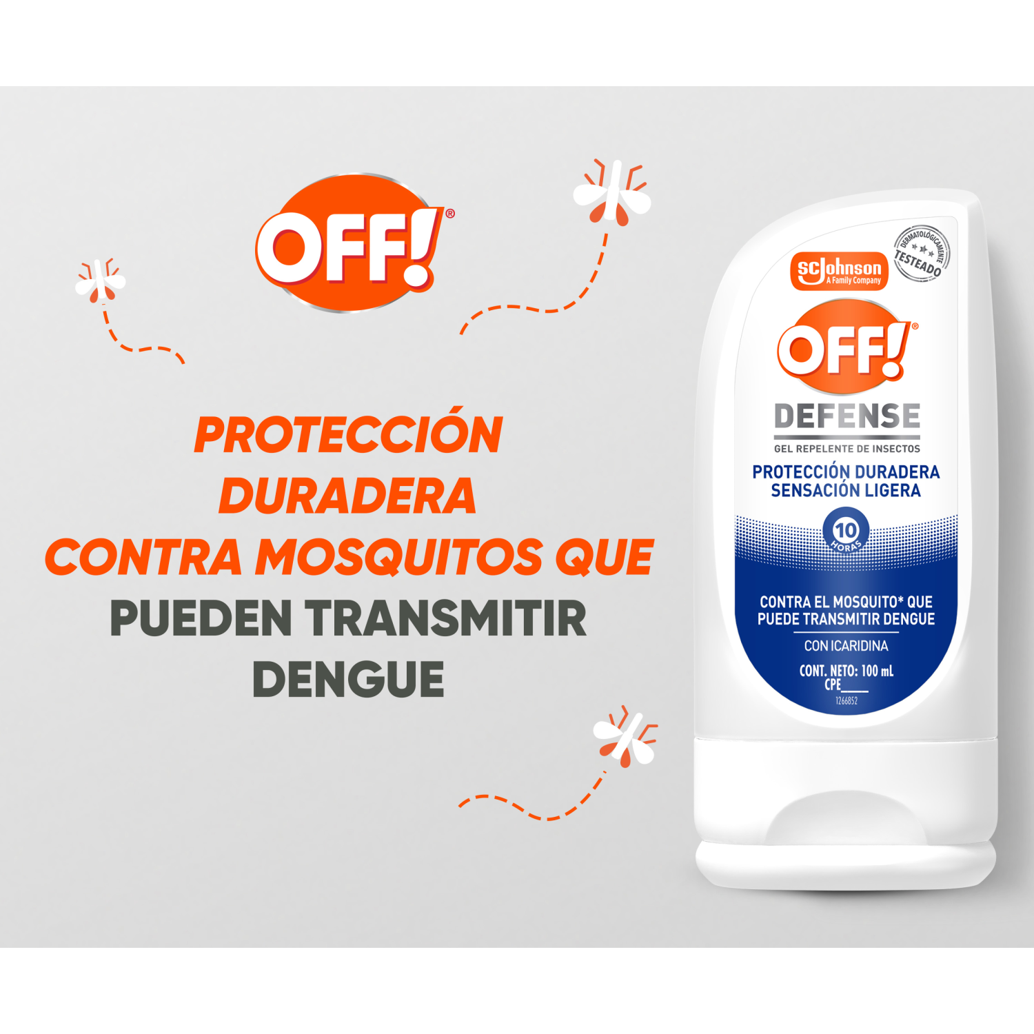 OFF! Family Repelente de Insectos en Gel 100ml