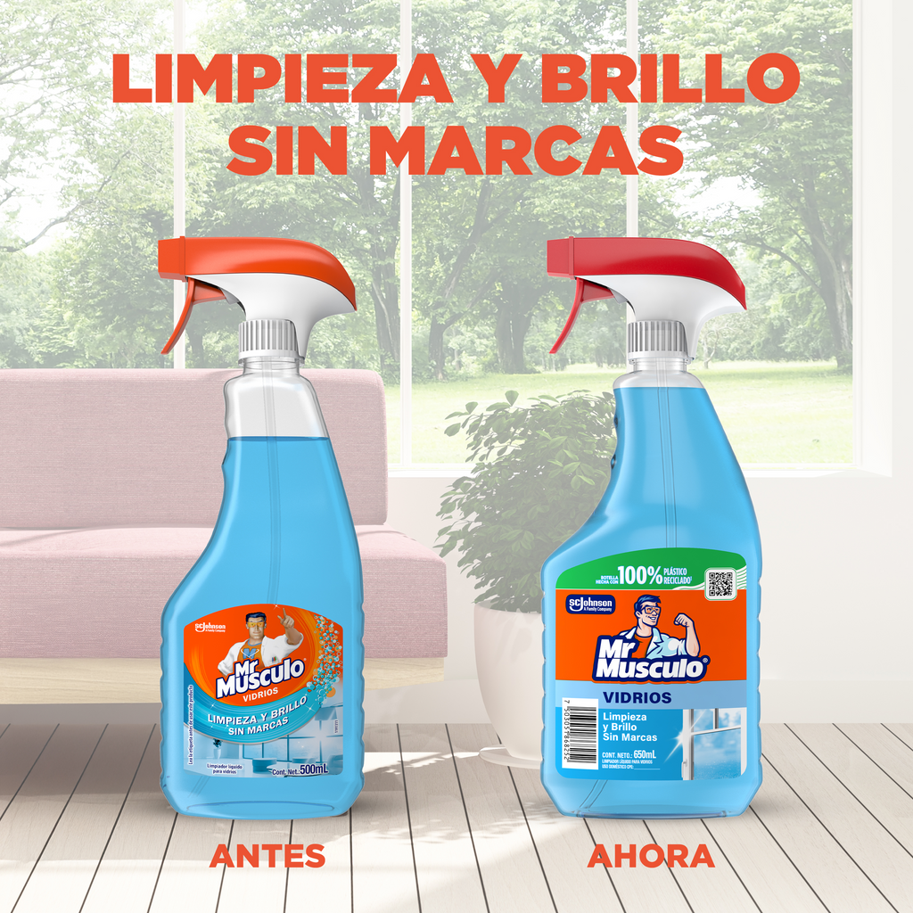 Mr. Músculo Vidrios, Gatillo 500mL