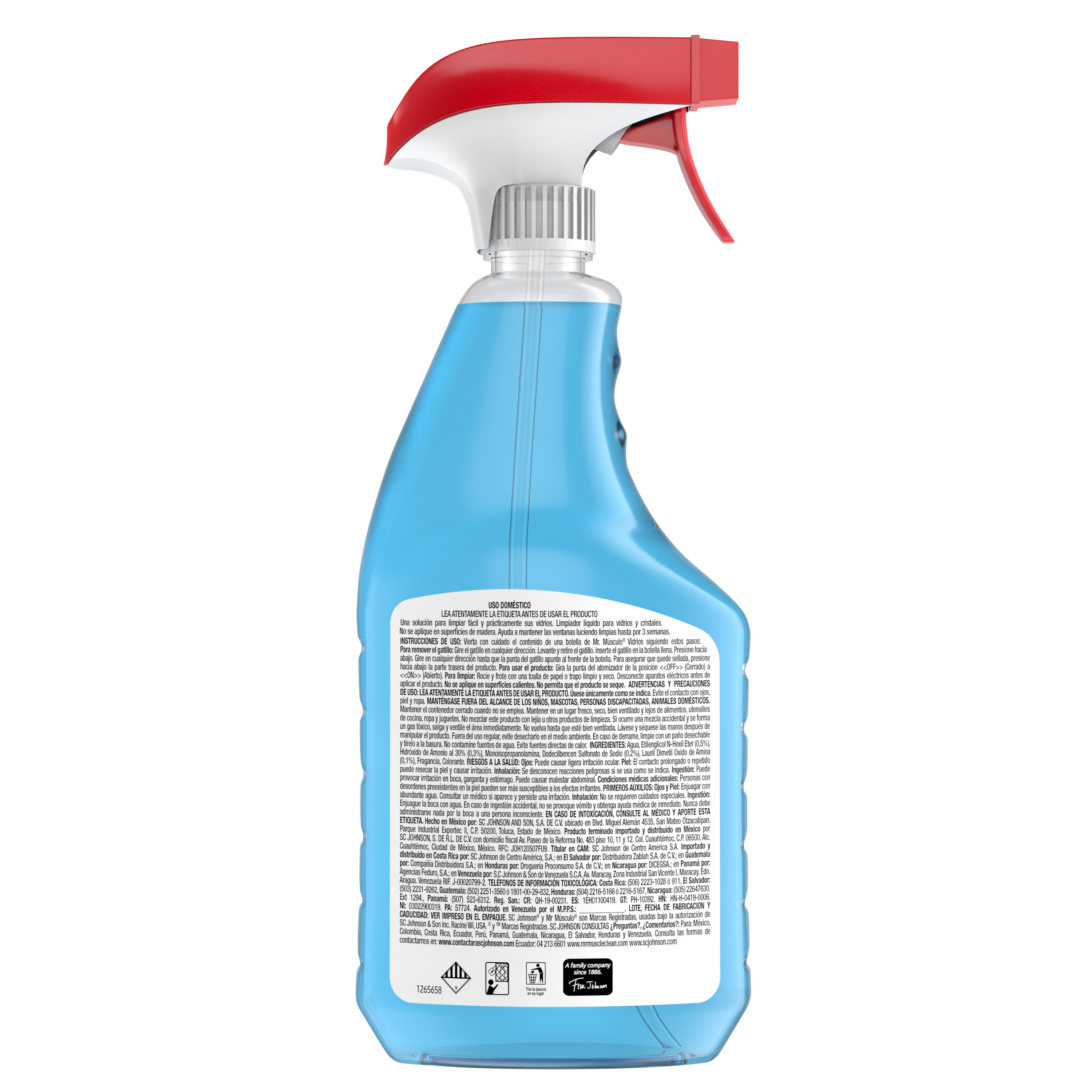 Mr. Músculo Vidrios, Gatillo 500mL