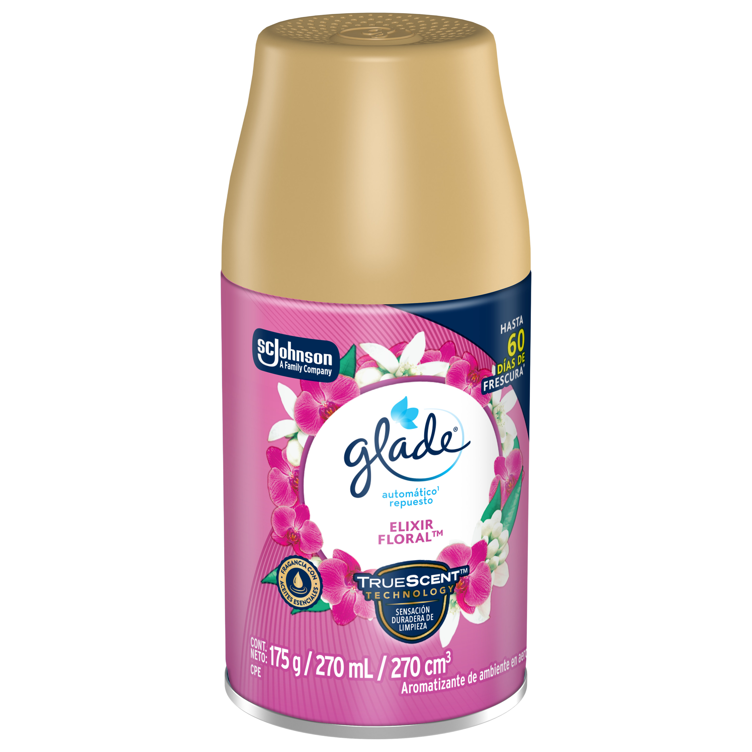 Glade Aromatizante Automático Elixir Floral Repuesto 175g