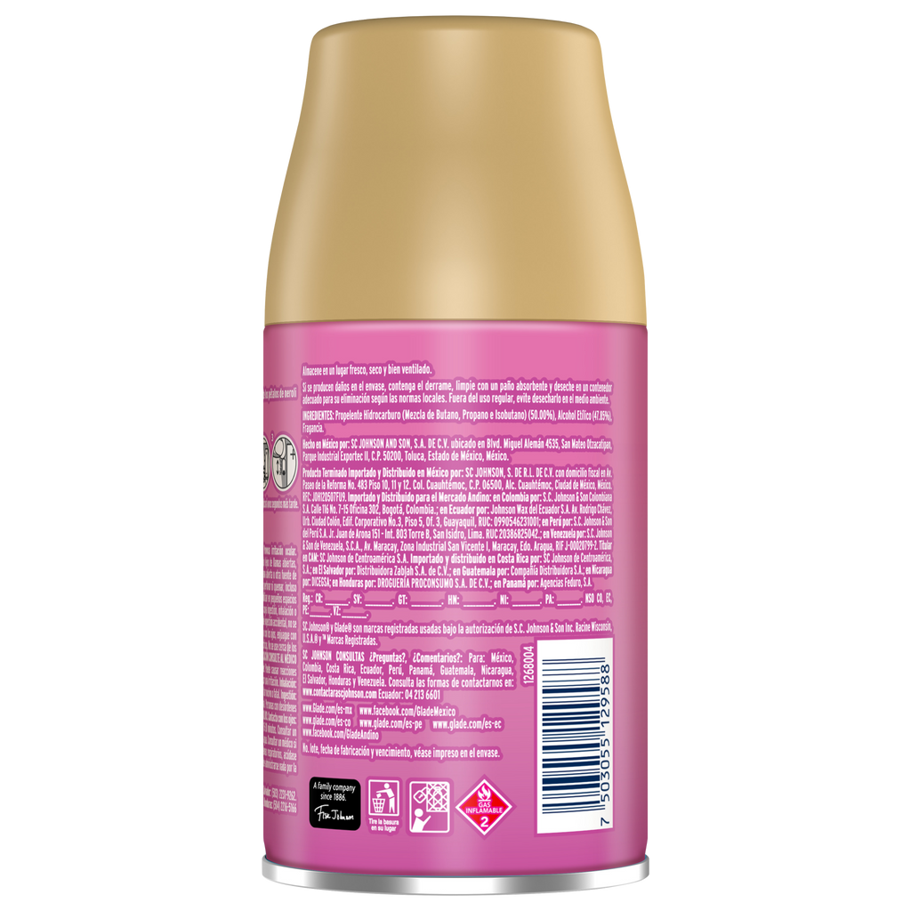 Glade Aromatizante Automático Elixir Floral Repuesto 175g