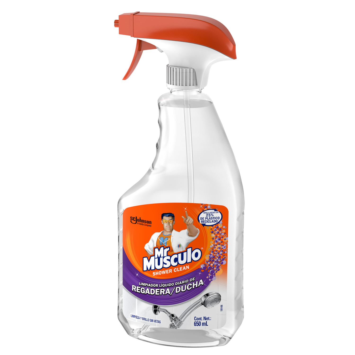Mr. Músculo Baño, Shower Clean, Gatillo 650mL