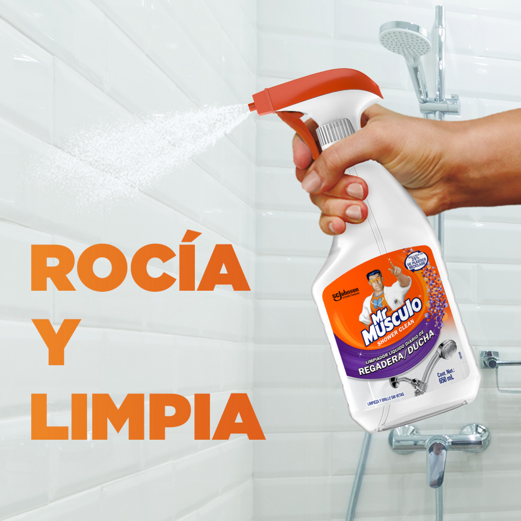 Mr. Músculo Baño, Shower Clean, Gatillo 650mL