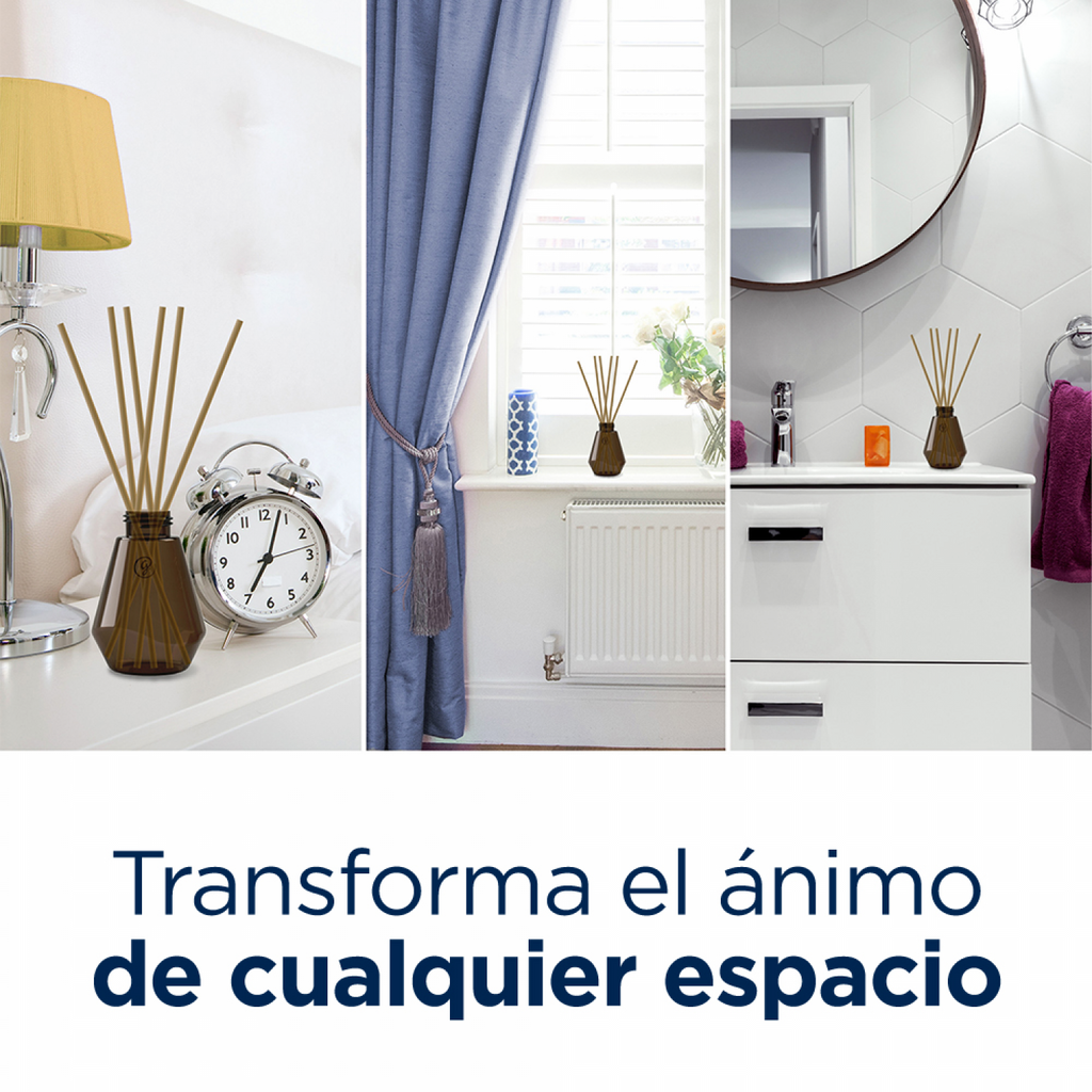 Glade® Aromatizante Varitas Campos de Lavanda Frasco con 100 ml y 6 Varitas