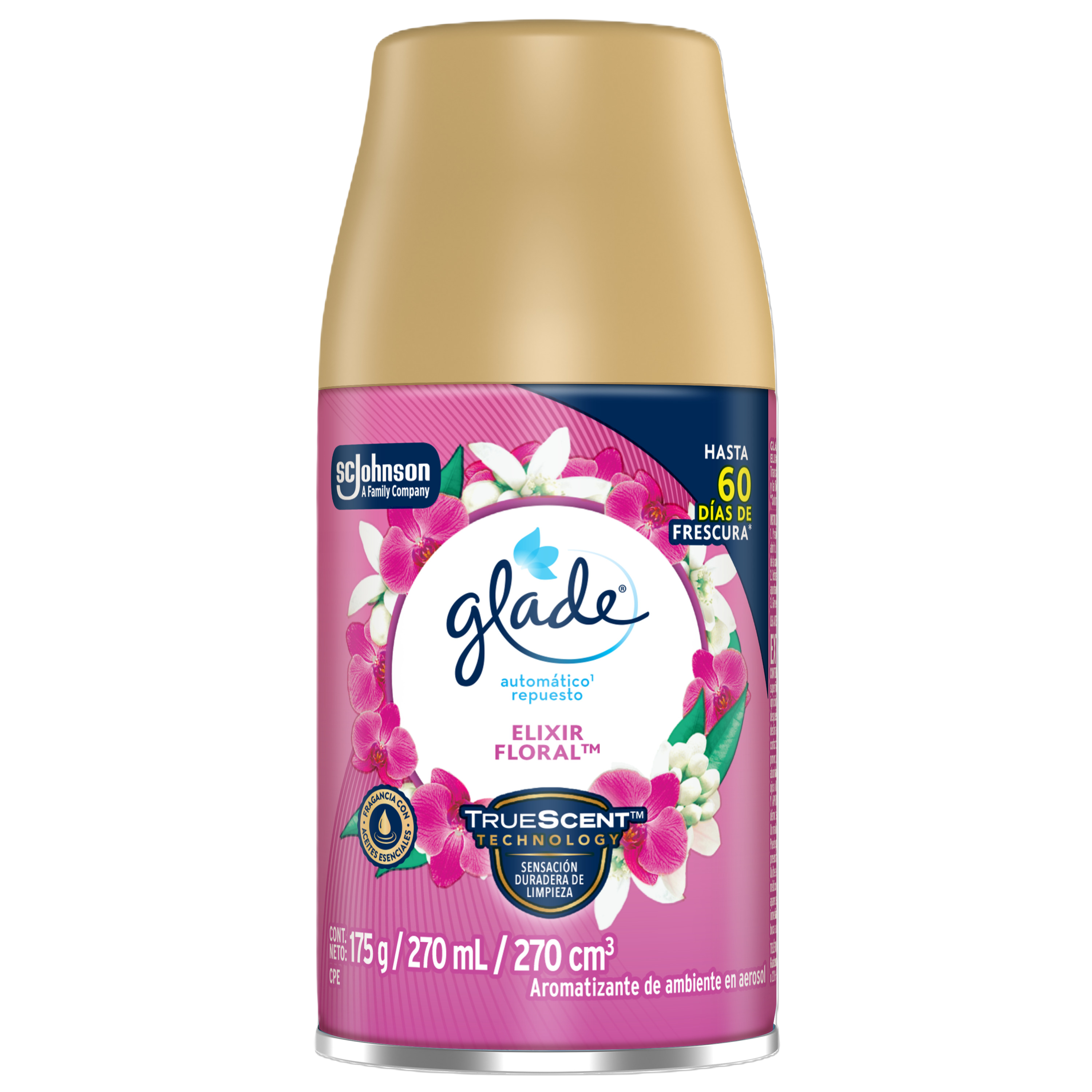 Glade Aromatizante Automático Elixir Floral Repuesto 175g